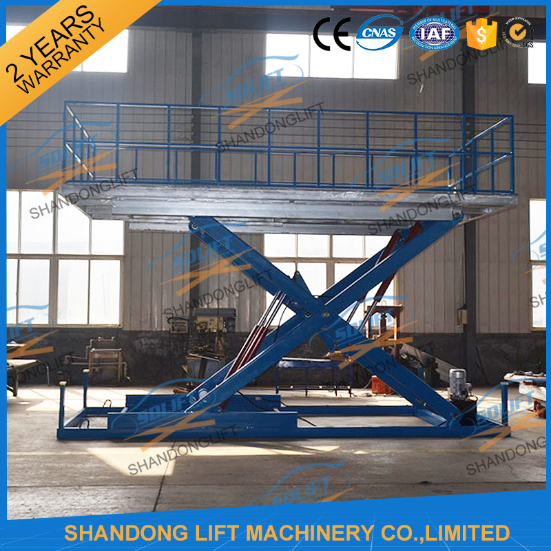 Hot DIP Galvanized Hydraulic Electric Car Elevator for Home Garage