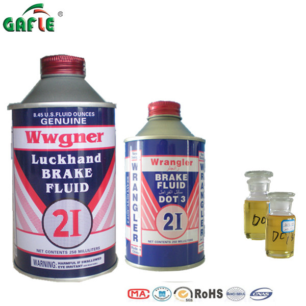 Gafle/OEM Car Care Product 250ml 500ml Tin Can 21 Brake Fluid