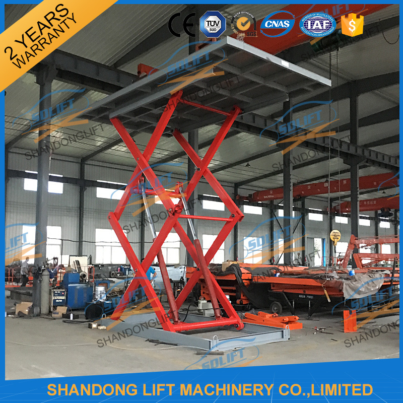 Customized Hydraulic Fixed Scissor Car Lift Platform for Sale