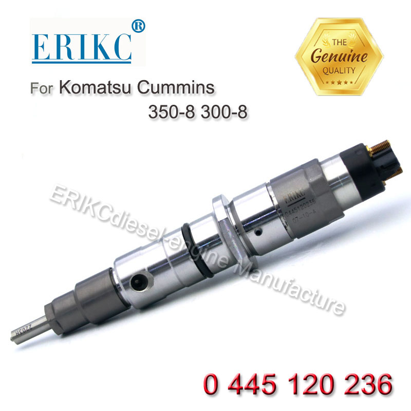 0 445 120 236 Komatsu Cummins Bosch Diesel Fuel Injector 0445120236 Oil Auto Engine Injector