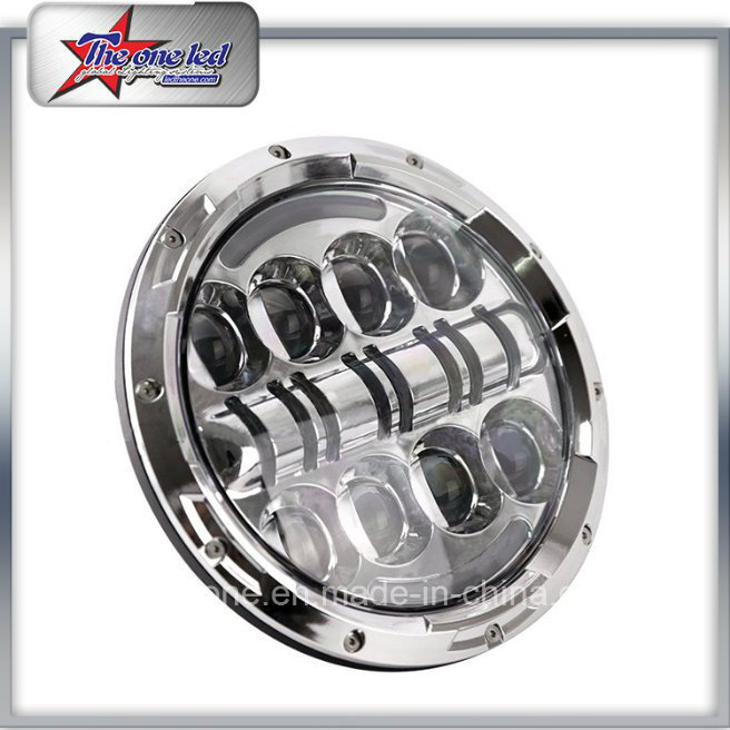 7 Inch 84W High Low Beam High Power LED Jeep Headlights