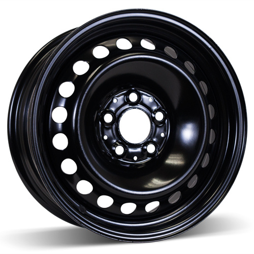 16X6.5 (5-112) Black Steel Winter Wheel