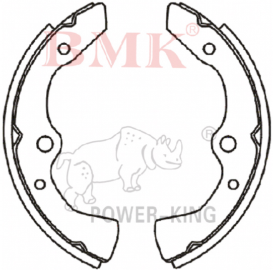 Brake Shoe (K3327) for Mazda