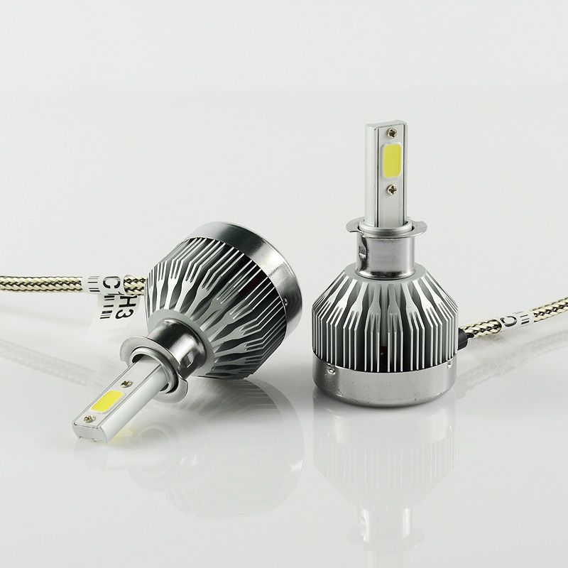 Cheaper C1 H3 COB Car LED Headlight