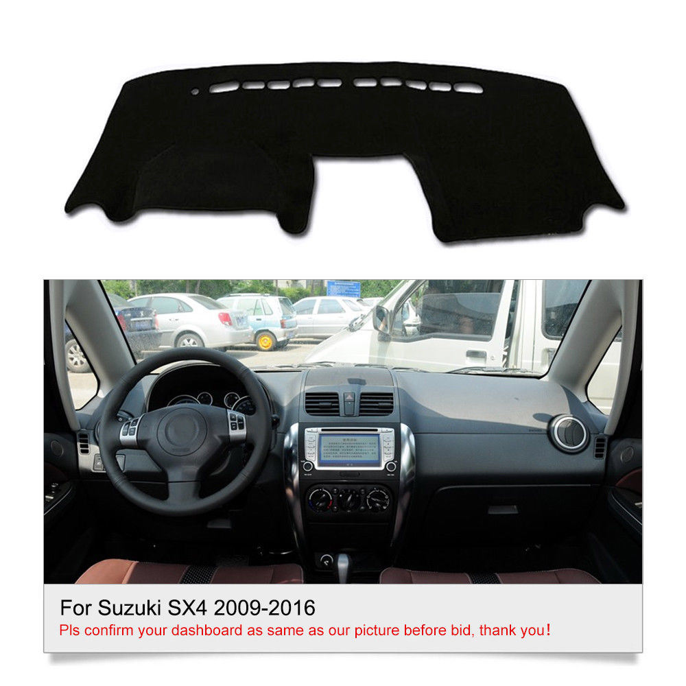 Fly5d Dashboard Mat Dashmat Sun Cover Pad Car Interior for Suzuki Sx4 2009-2015