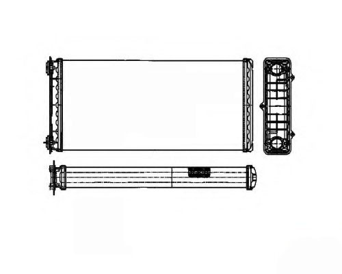 Radiator for Daf (1262853, 1331272, 1330451)