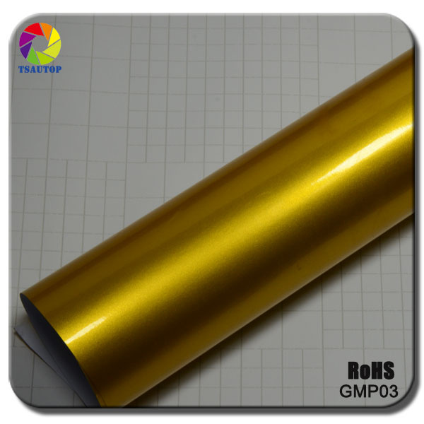 Glossy Metallic Pearl Film Car Wrap Vinyl Car Sticker GMP03