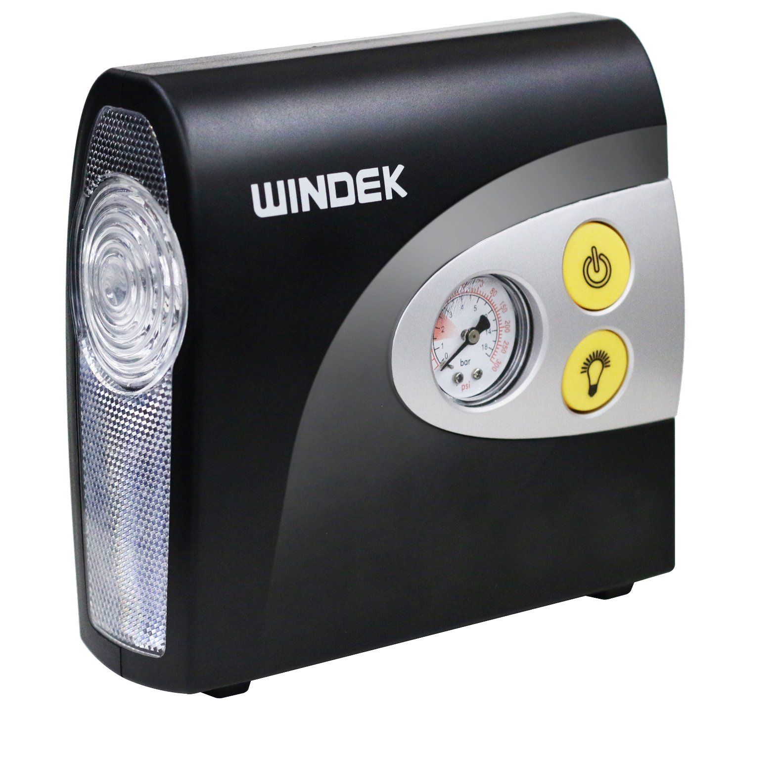 Automatic 12V Classic Analog Air Compressor Car Tire Inflator with LED Light