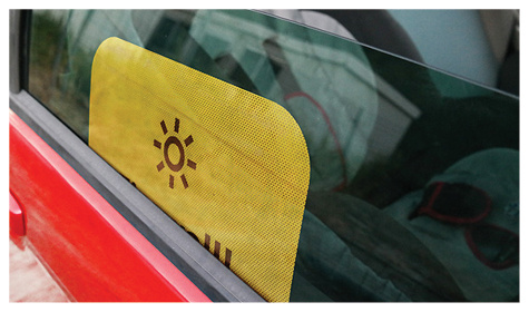 Wholesale Good Quality Square Shape Custom Printing Anime Car Sun Shade