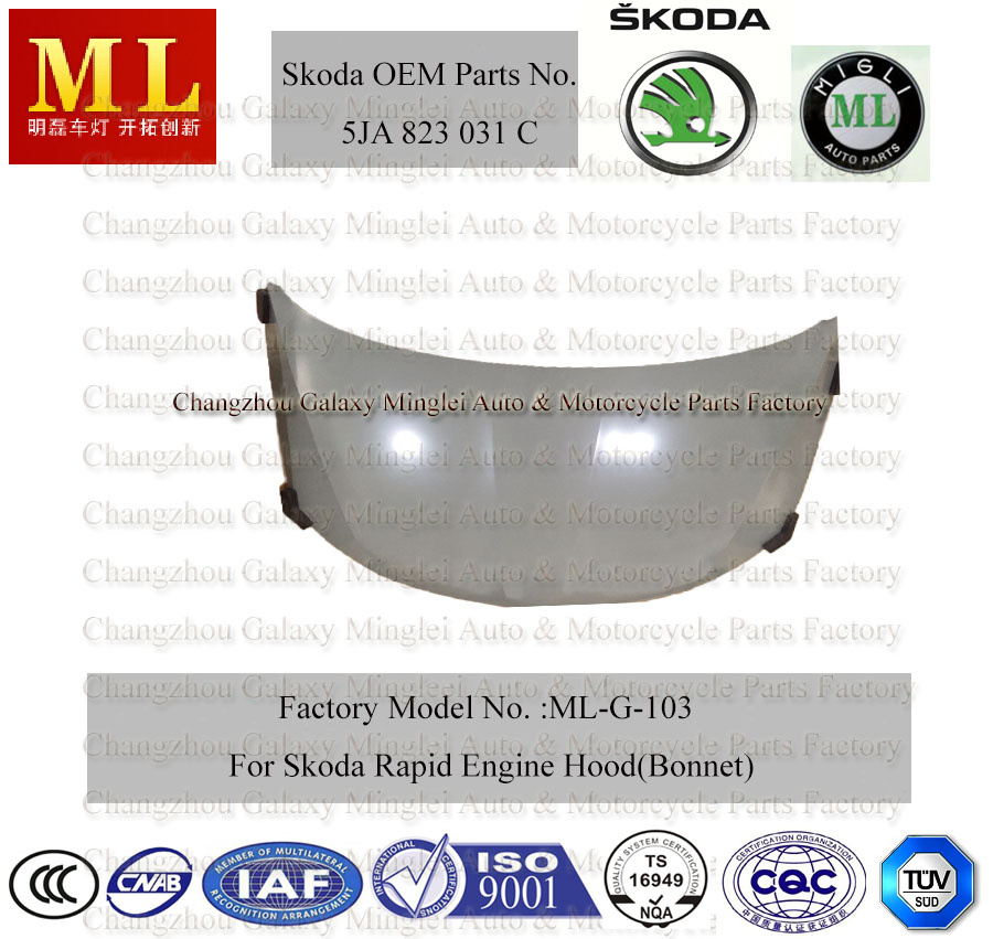 Car Engine Hood Bonnet for Skoda Rapid