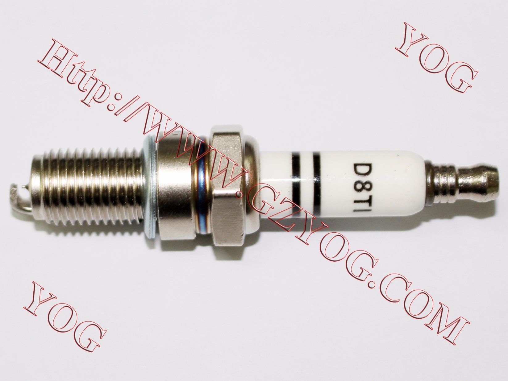 Yog Motorcycle Spare Part Spark Plug D8tc 14cm Short