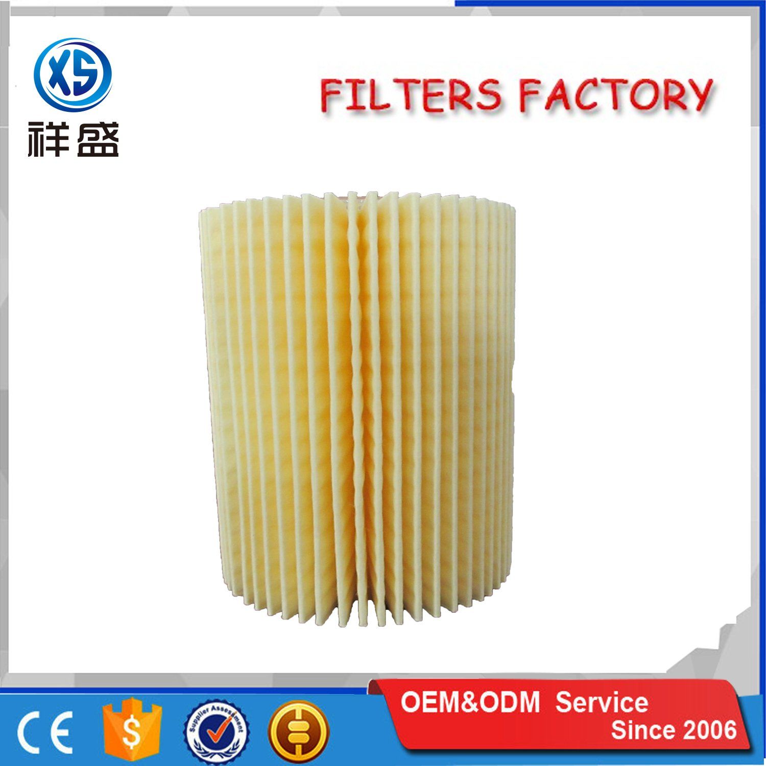 Factory Supply Car Accessories Oil Filter for Buick/Lexus 04152-31060 04152 31090 04152-Yzza5 15613-Yzza2 04151-31060 04152-31030