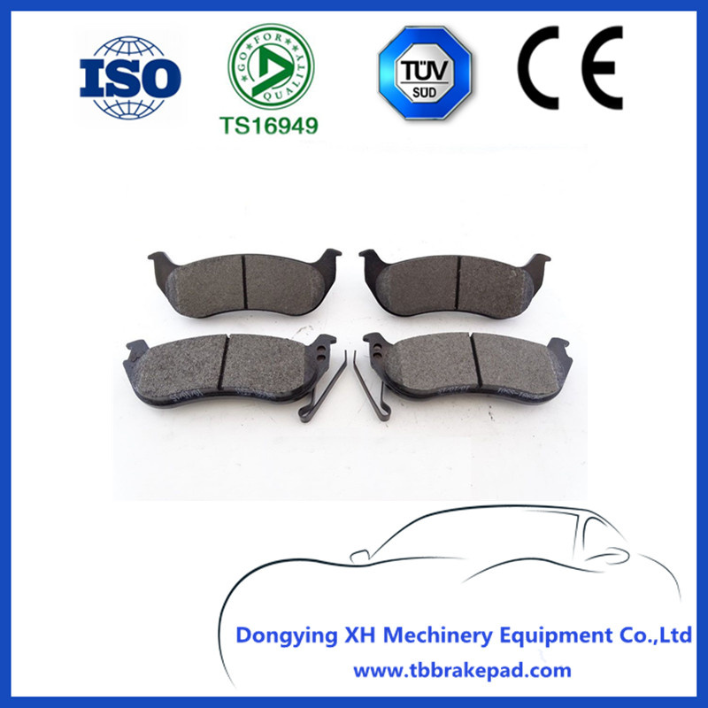 Jeep Liberty Low Noise Ceramics Painted Plastic Rear Brake Pad D981