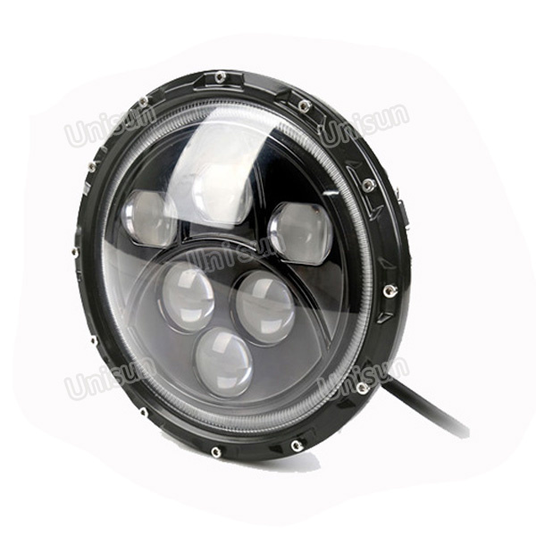 12V 7inch 60W CREE LED Truck Headlight with Angel Eye
