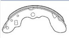 China Manufacturer Auto Parts High-Quality Suzuki Brake Shoe K9919