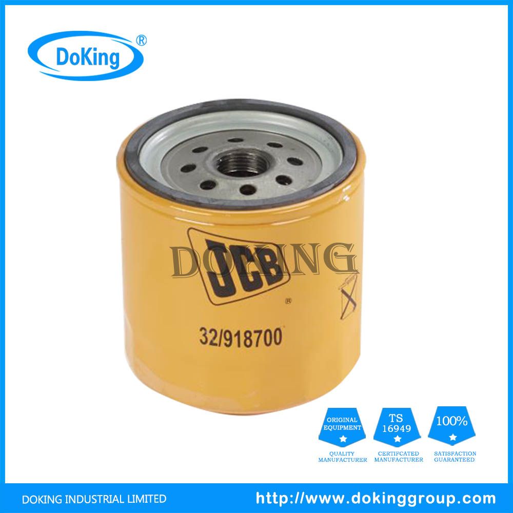 China Oil Filter Factory OE 32918700 for Jcb