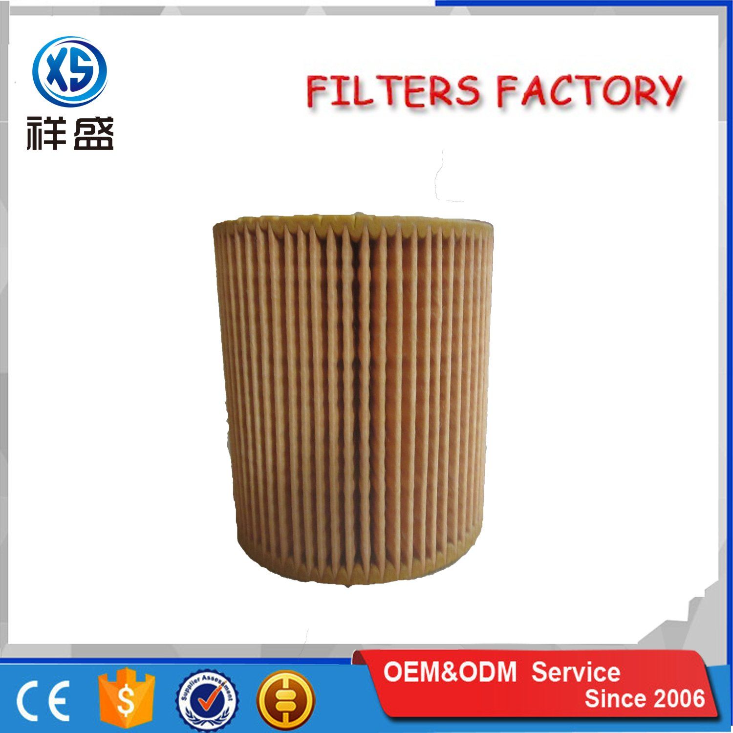 The Factory Supply Car Engine Parts Oil Filter Cartridge 11427566327 for BMW