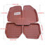 Car Floor Mats Front & Rear Carpet Universal Auto Mat All Weather Waterproof 5PC