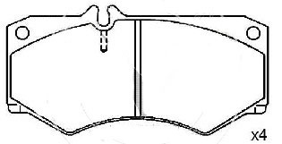 China Manufacturer Car Auto Parts Disc Brake Pad for CD8029