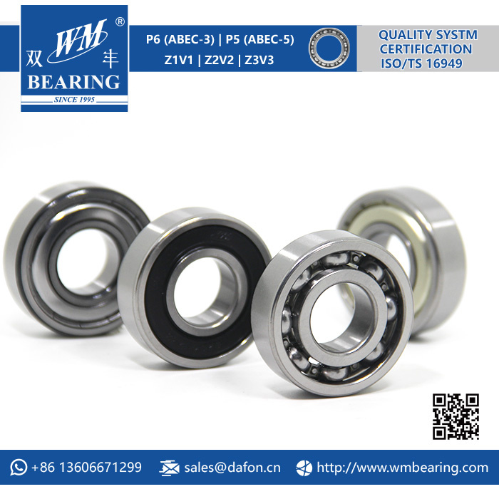 Auto Alternator Motorcycle Parts 6204 Deep Groove Ball Bearing
