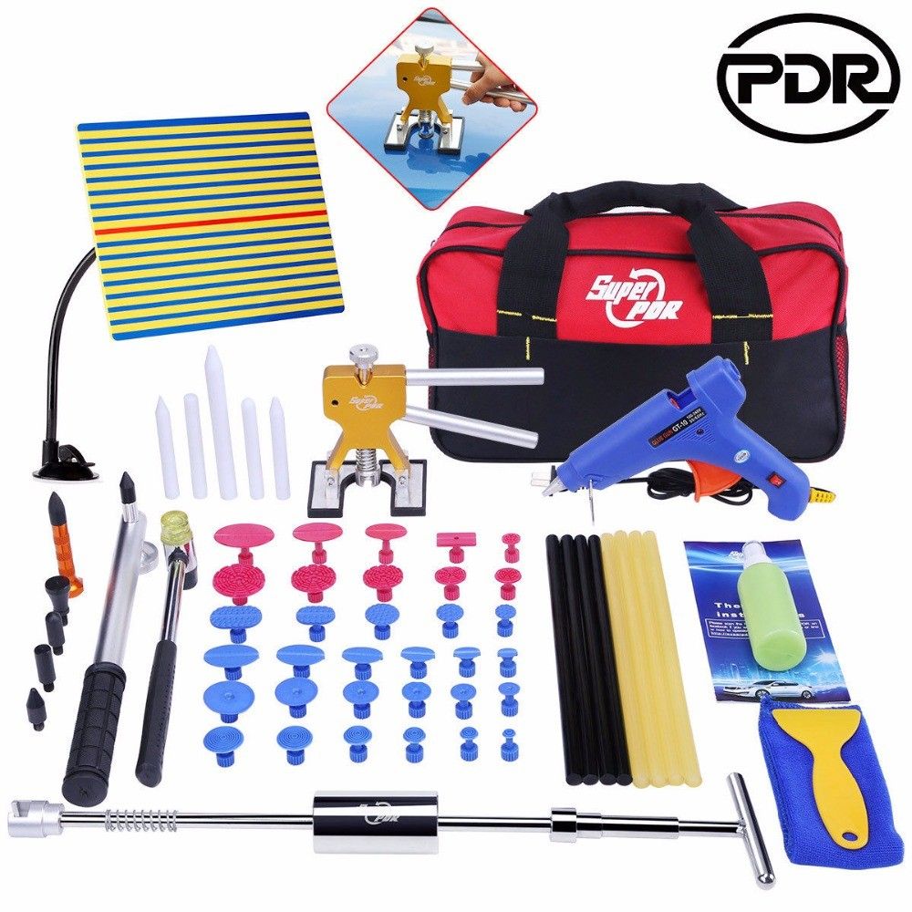 Super Pdr Auto Repair Tool Automotive Tools Dent Repair Kit Car Body Tool Kit Dent Puller Tool Set