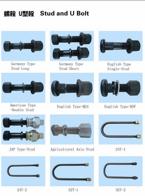 Trailer Axle Stud & U Bolt