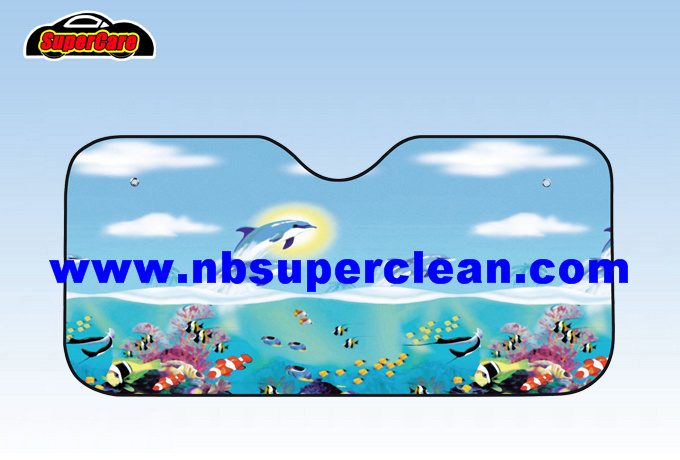 High Quality Material Portable Car Sunshade for Front Window