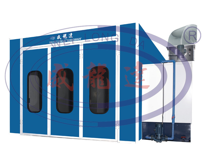 Industrial Water Curtain Spray Booth with Custom-Made Size