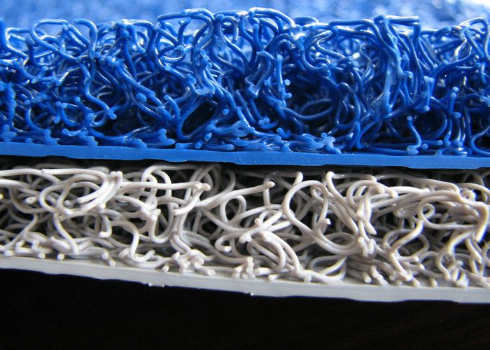 Anti-Slip Rubber Sheet, PVC Coil Mat with Firm Backing