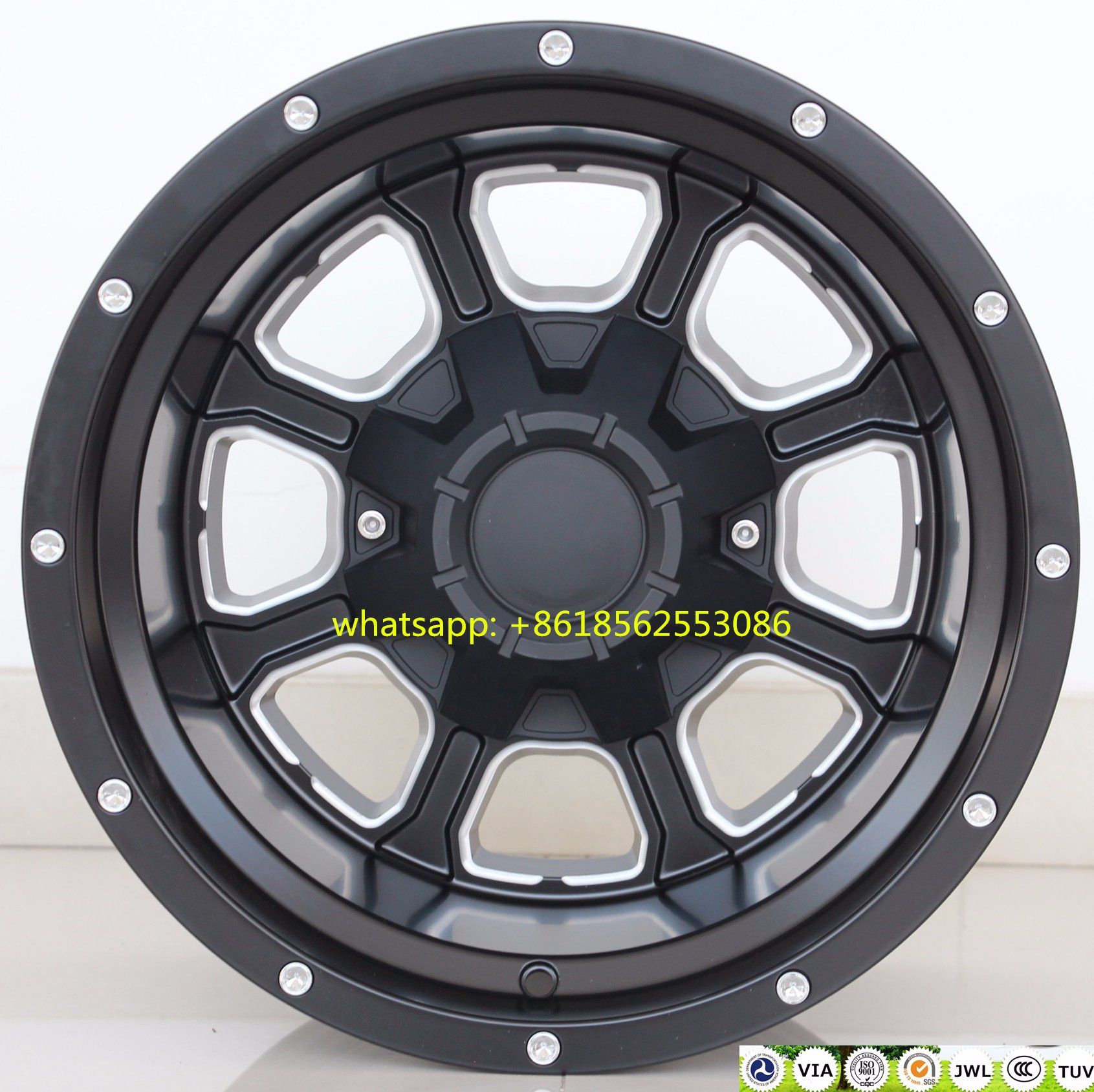 15*10 16*10 5/6*139.7 Milling Offroad Alloy Wheel Rims