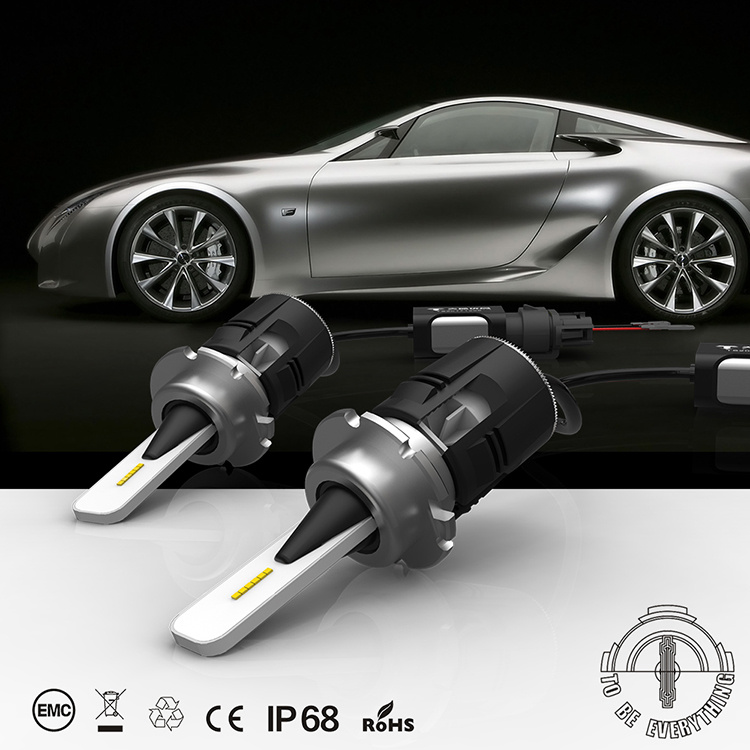 B6 D2s D4s LED Headlight Car with Turbine 24W 3600lm