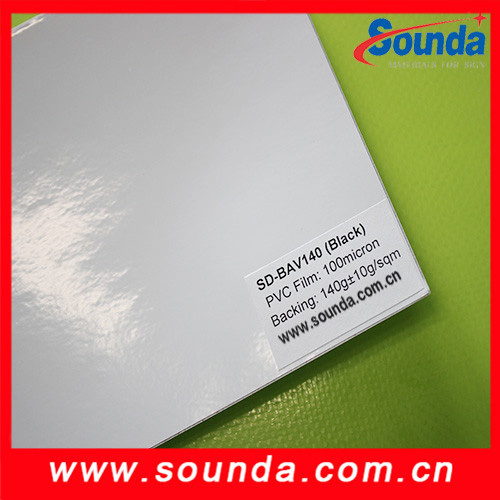 Black Self Adhesive Vinyl for Cutting Plotter