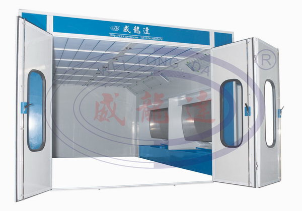 Industrial Furniture Water Curtain Spray Painting Room