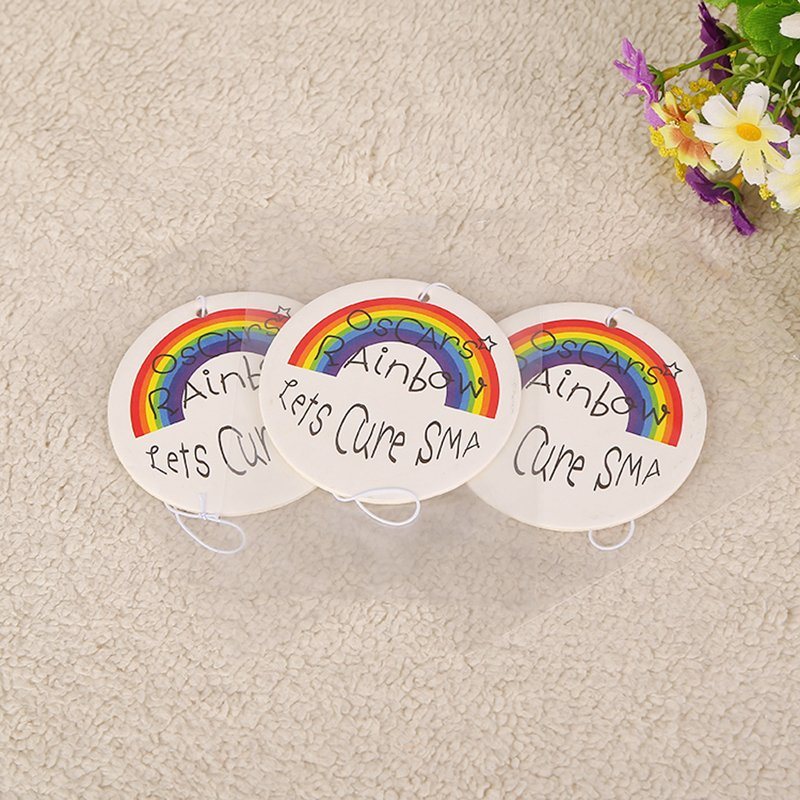 Rainbow Designed Paper Air Freshener with Popular Scents (YH-AF585)