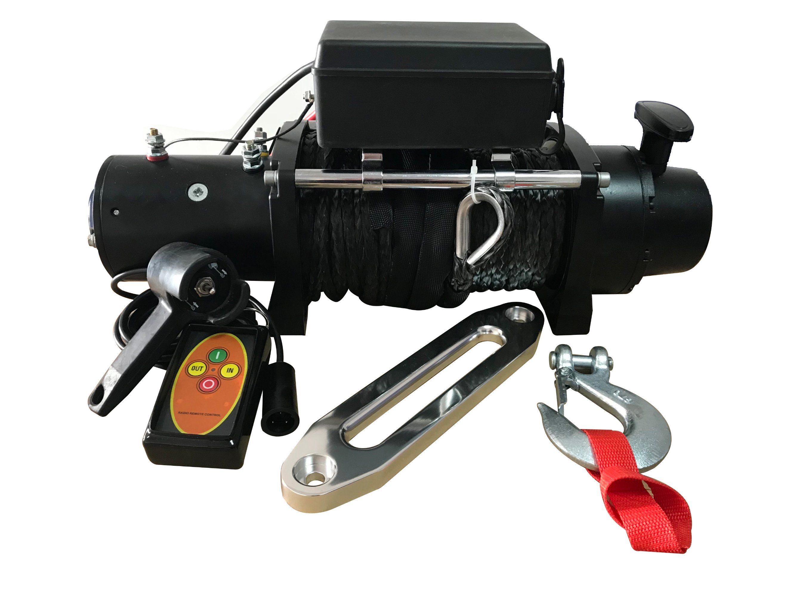 Fast Speed Powerful Pulling 12000 Lb Electric Winch