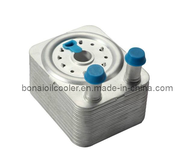 Aluminium Engine Oil Cooler (OEM: 038 117 021B for VW/Audi/PASSAT/Q7)