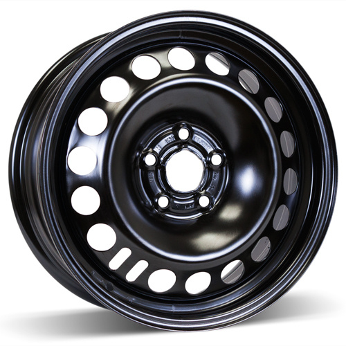 16X6.5 (5-105) Black Steel Winter Wheel