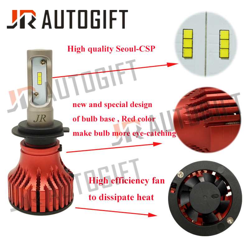 Wholesale Car LED Headlight with Fan H4 Front Lamp Fog Lamp