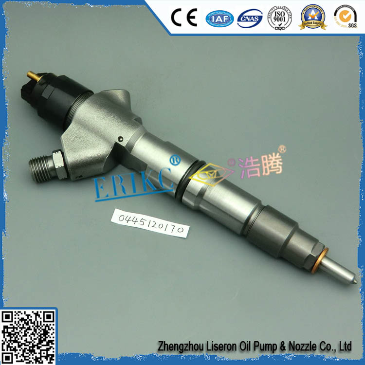 Erikc Genuine Fuel Injector 0445120170, Bosch Auto Fuel Injection 0445 120 170, Car Injectors Aftermarket 0 445 120 170 for Delonghi Truck and Weichai Wd10