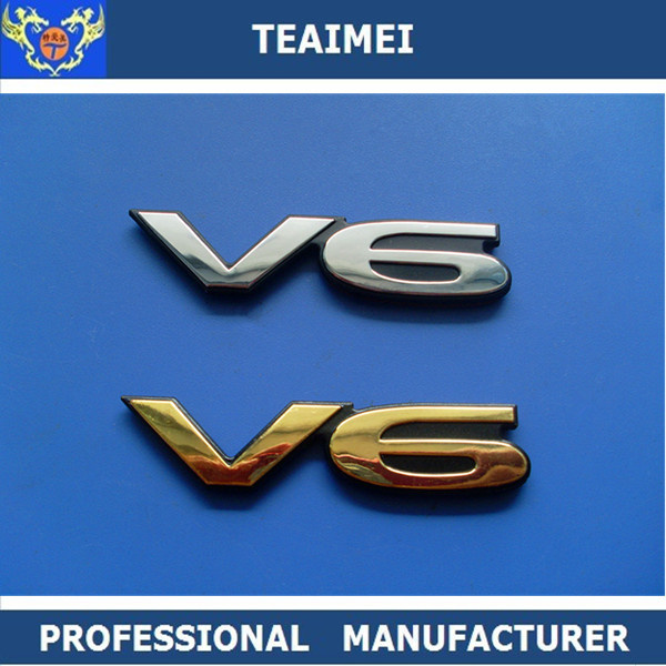 ABS Plastic Chrome Car Logo Emblem Badge For Car Decoration
