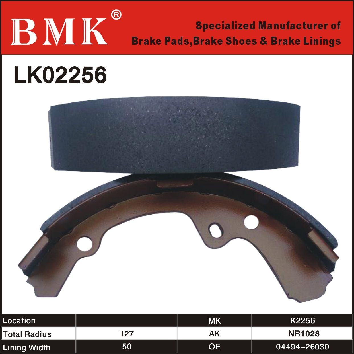 High Quality Brake Shoe (K2256)