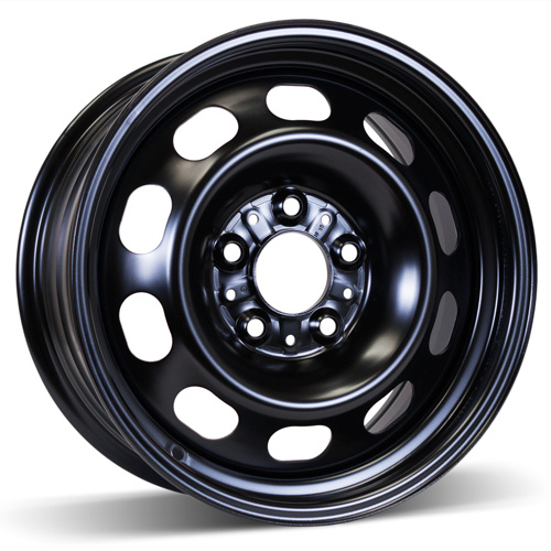 16X7 (5-120) Black Winter Steel Wheel