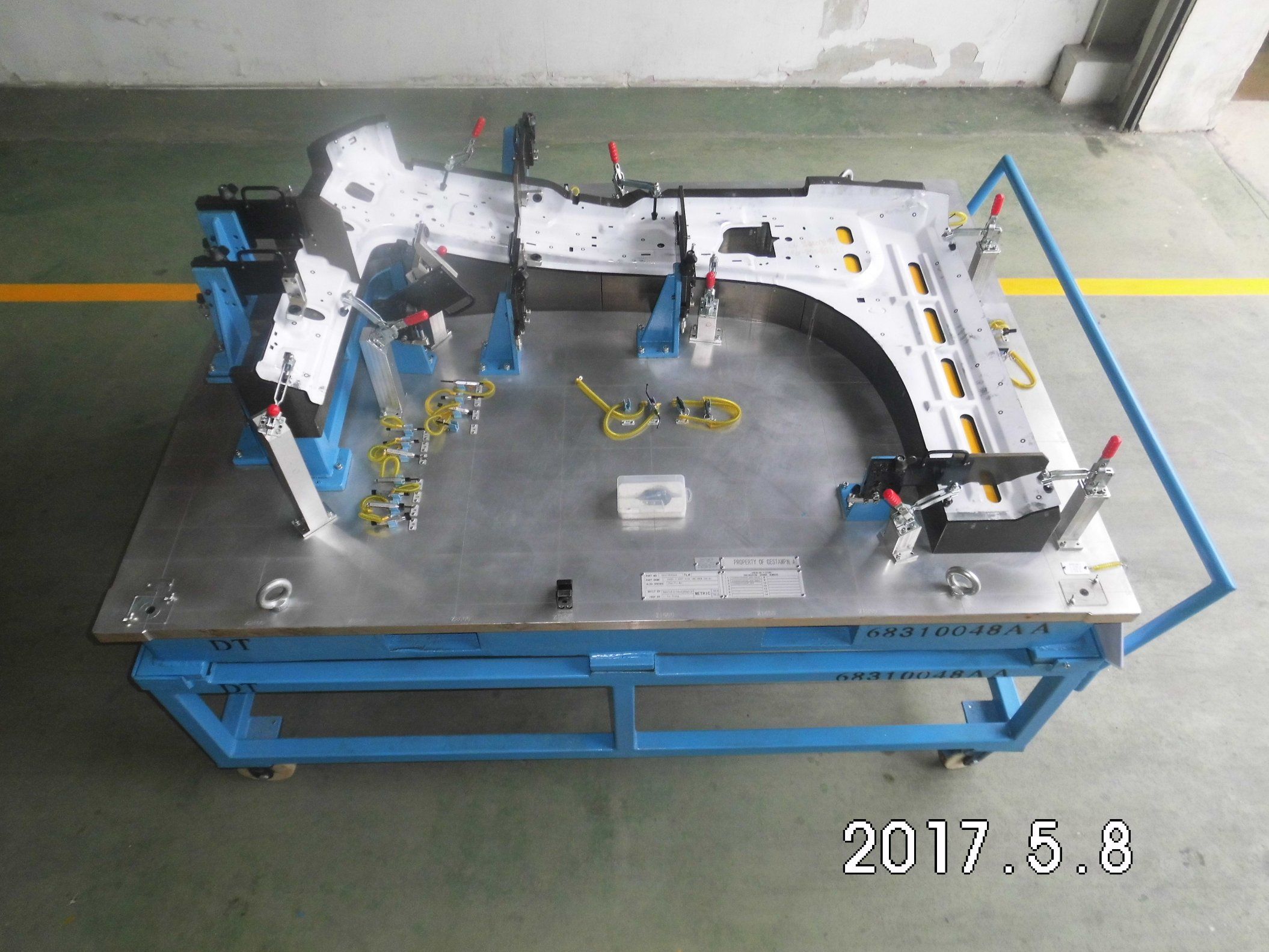 C Column Stiffening Plate Checking Fixture