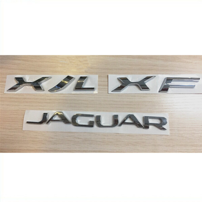 Jaguar Car Logo ABS Plastic Custom Letter Badge Sticker