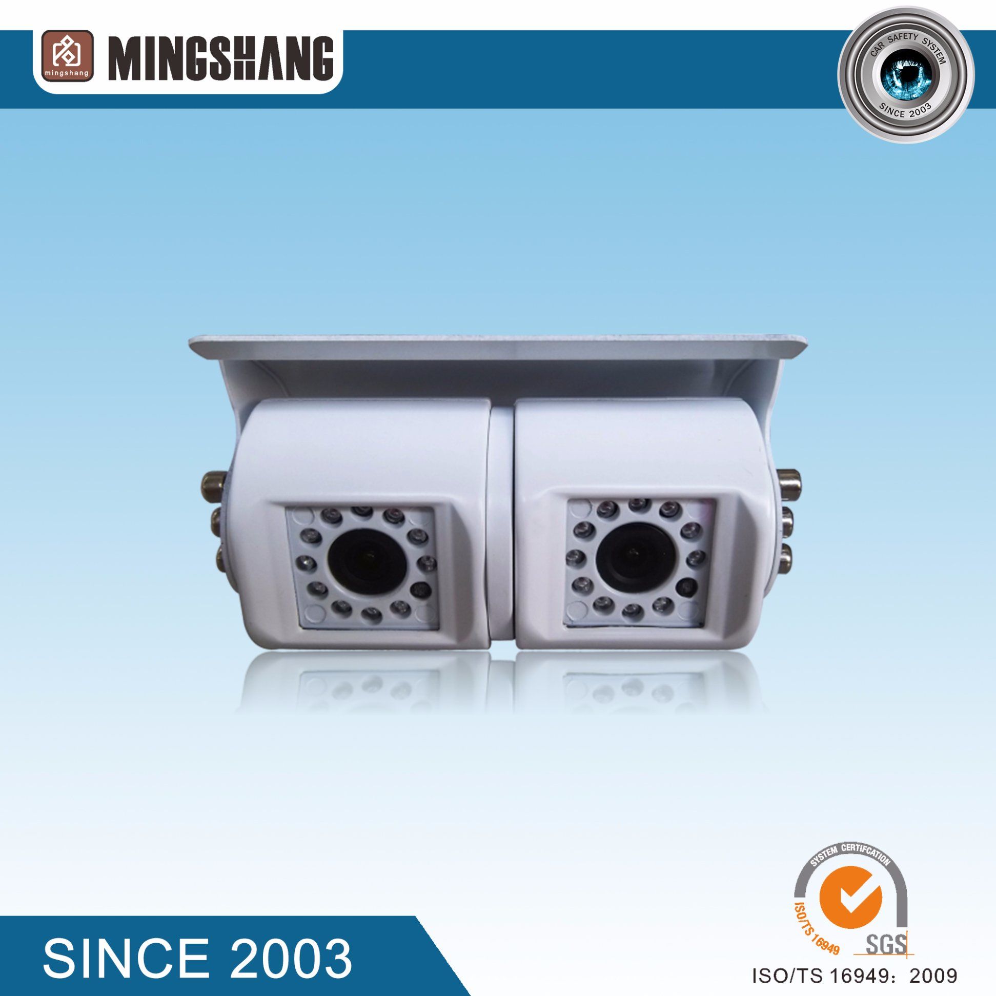 IP68 Waterproof Wide HD Car Side View Camera for Heavy Duty Equipment