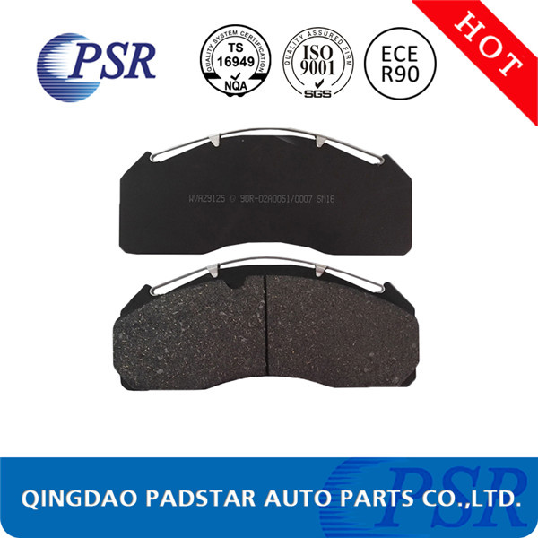 High Performance Semi-Metallic Steel Bus Truck Brake Pad for Mercedes-Benz
