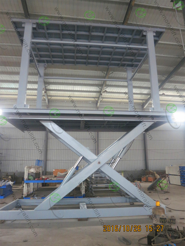 Hydraulic Electric Car Platform with Two Deck