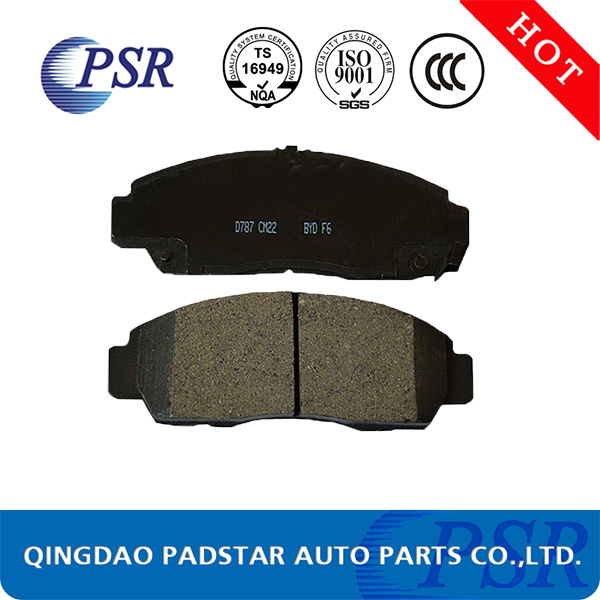 D787 Wholesaler Hot Sale Japanese Passenger Car Brake Pads for Nissan/Toyota