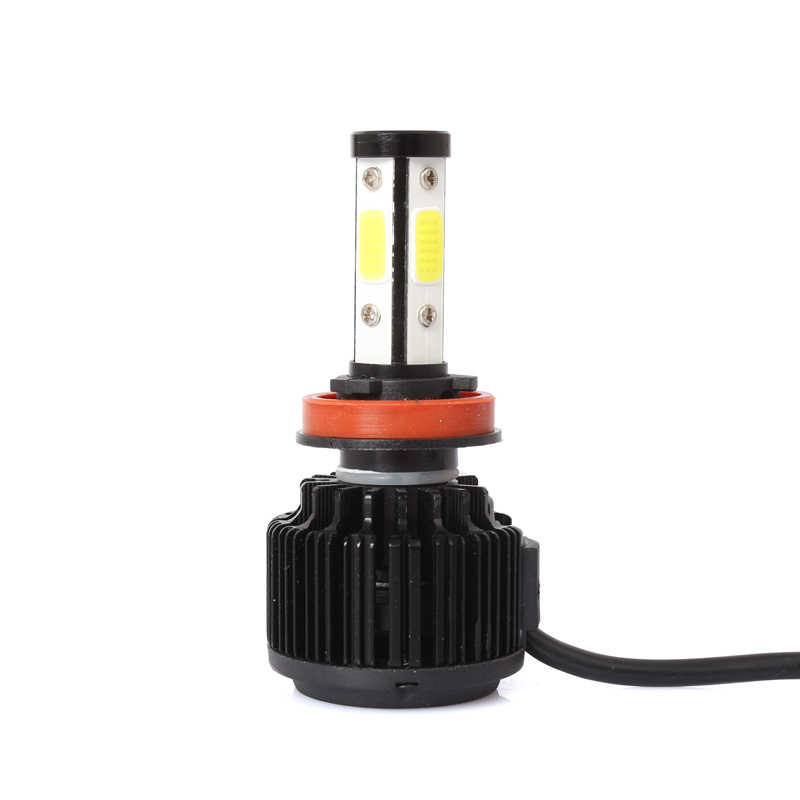 LED Headlight for Car 4PCS COB Chip Hight Brightness