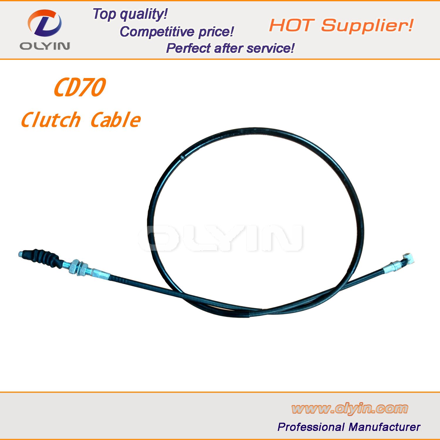 CD70 Motorcycle Parts Clutch Cable for Motor Honda